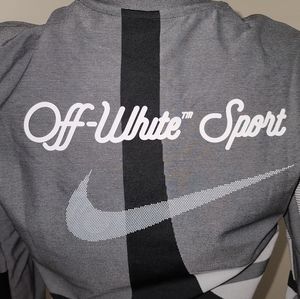 Nike x off-white women's black easy run top